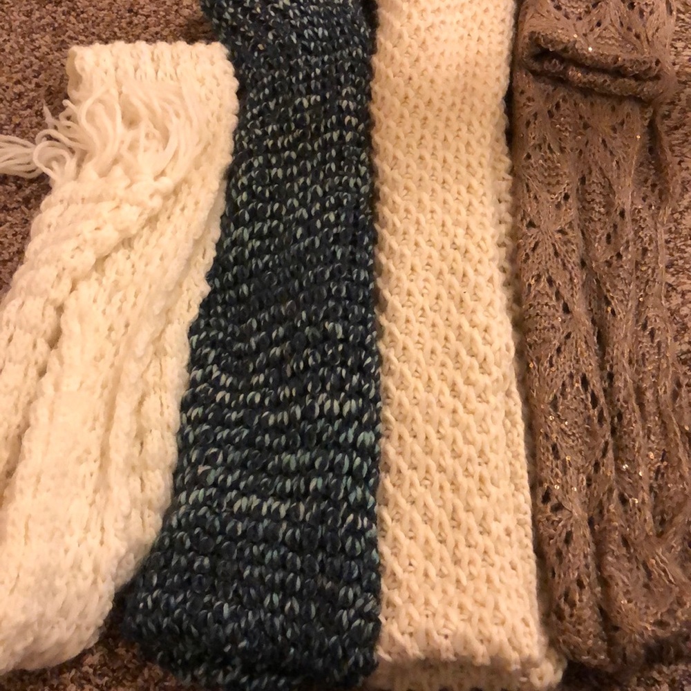 Knit scarf bundle